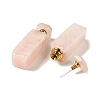 Natural Rose Quartz Dropper Perfume Bottle DJEW-H010-01G-02-2