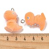 Flocky Acrylic Pendants FIND-A044-01H-3