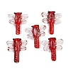 Transparent Lampwork Beads FOIL-I017-01D-1