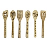 6Pcs 6 Styles Bamboo Spoons & Knifes & Forks WD-XCP0001-01-1