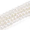 Baking Paint Transparent Glass Beads Strands DGLA-N011-4mm-01-1