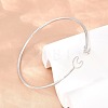 304 Stainless Steel Bangles for Women BJEW-N040-01A-P-3