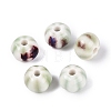 Vintage Handmade Porcelain Beads PORC-Q006-07O-1