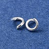 Brass Open Jump Rings KK-G604-08S-14-2