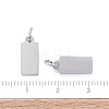 Anti-Tarnish 304 Stainless Steel Pendants STAS-I311-31B-P-4