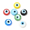 Handmade Evil Eye Lampwork Beads Strands LAMP-G168-05-3