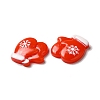 Christmas Opaque Resin Cabochons LS-RESI-K019-35-3