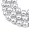 Electroplated Glass Pearl Graduated Beads Strands BSHE-C011-03C-4