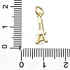Brass Micro Pave Cubic Zirconia Charms X-KK-P295-45G-3