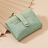 PU Leather Crocodile Textured Zipper Wallets PW-WG74C64-04-1