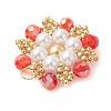 TOHO Glass Seed Beaded Pendants PALLOY-MZ01276-03-3