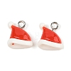 Christmas Theme Opaque Resin Pendants RESI-S08-02E-1