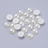 Half Round Domed Imitated Pearl Acrylic Cabochons OACR-H001-1-1