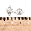 304 Stainless Steel Magnetic Clasps with Loops STAS-P452-04B-P-3