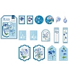 45Pcs 15 Styles Flower Theme PET Sticker PW-WG710D4-06-1