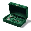 Rectangle Iron Covered with Velvet Jewelry Set Storage Boxes CON-K002-07D-3