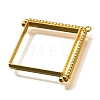 Alloy Open Back Bezel Pendants PALLOY-I223-08G-2