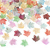 90Pcs 9 Colors Baking Paint Transparent Glass Pendants DGLA-TA0001-61-3