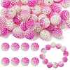 40Pcs Imitation Pearl Acrylic Beads OACR-FS0002-89A-12-1