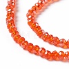 Electroplate Glass Beads Strands LS-EGLA-R048-2mm-21-4