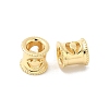 Brass European Beads KK-B166-01G-2