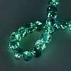 Handmade Luminous Lampwork Beads Strands LAMP-N037-01D-2