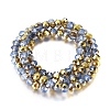 Electroplate Glass Beads Strands EGLA-A034-J3mm-O01-2