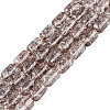 Transparent Crackle Glass Beads Strands GLAA-NH0001-04-A10-1