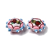 Baking Paint Glass Enamel Beads LAMP-K039-34G-3