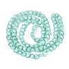 Opaque Glass Beads Strands GLAA-N073-01C-2