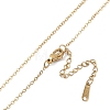 201 Stainless Steel Cable Chain Necklaces NJEW-P309-19B-G-3