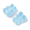 Transparent Spray Paint Glass Beads GLAA-Z011-08H-2