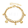 201 Stainless Steel Charm Bracelets WG11553-02-1