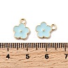 Brass Enamel Pendants KK-A277-02G-02-3