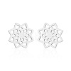 304 Stainless Steel Stud Earrings WGE2D60-08-1