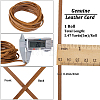 Gorgecraft Flat Cowhide Leather Jewelry Cord LC-GF0001-10B-02-2