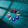DIY Pendant Necklace Making Kits DIY-TA0001-39-8
