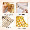 1 Yard 12-Row Resin Spike Stud Cone Flatback Punk Rock Trim Mesh Bead Craft FIND-TA0006-73B-5