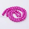 Natural Mashan Jade Round Beads Strands G-D263-6mm-XS30-3