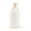 Rectangle Polyester Imitation Burlap Packing Pouches ABAG-N009-01A-4