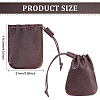Leather Drawstring Wallets AJEW-WH0307-67B-2