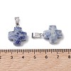 Natural  & Synthetic Mixed Gemstone Pendants G-K359-02P-M-4