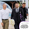 4Pcs Iron Brooches JEWB-UN00010-5