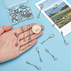 26Pcs 304 Stainless Steel Pendant Decorations HJEW-PH02536-3