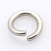 304 Stainless Steel Open Jump Rings X-STAS-E066-08-8mm-1