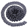Pleated Polyester Lace Ribbons SRIB-WH0011-473A-1