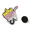 Creative Tool Alloy Pink Enamel Pin Brooch for Backpack Clothes JEWB-R004-03EB-02-3