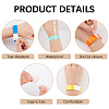 300Pcs Synthetic Paper Polypropylene Disposable Wristbands BJEW-SP0001-09A-5