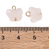 Natural Rose Quartz Pendants KK-D289-61G-01-3