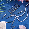 12Pcs Zinc Alloy Cord End FIND-CA0011-78P-5